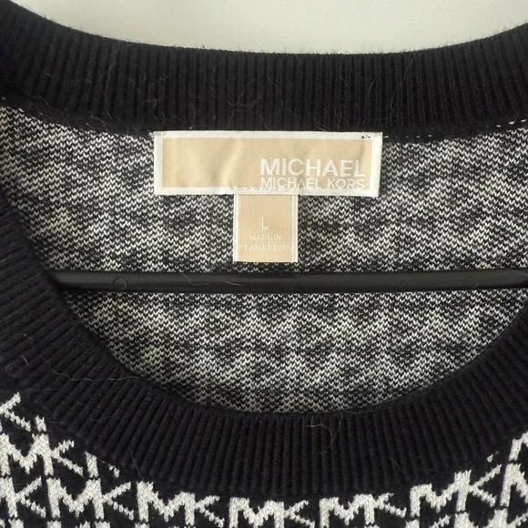 Michael Kors Monochrome Knit Top - Picture 2 of 3